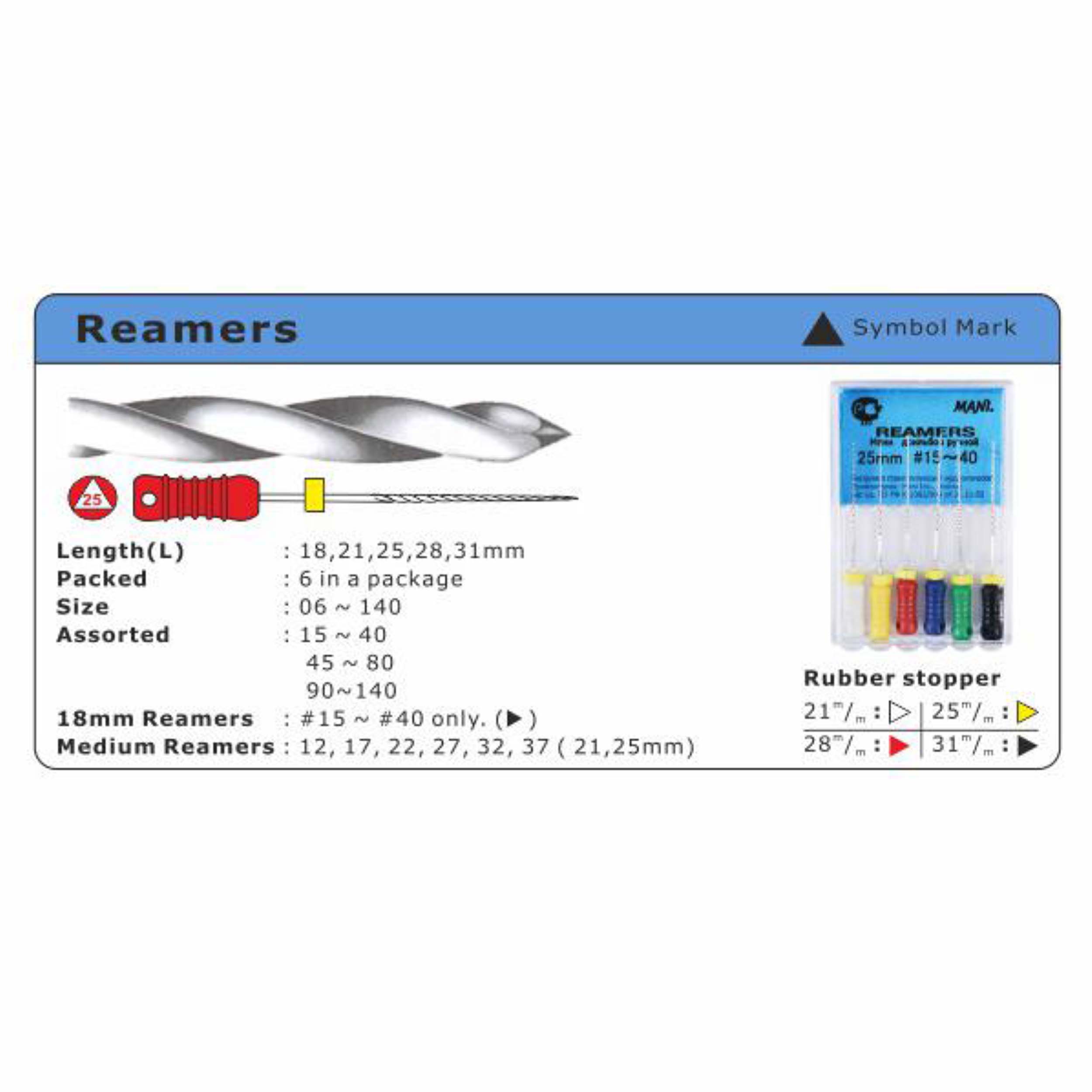 Mani Reamers 25 21mm